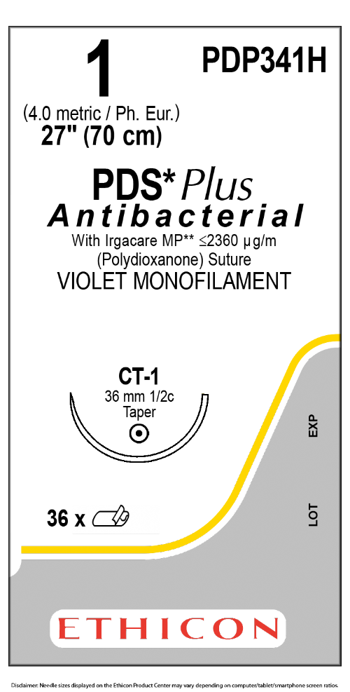 PDS Plus Antibacterial (polydioxanone) Suture