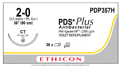 PDS Plus Antibacterial (polydioxanone) Suture