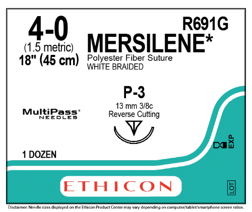 MERSILENE Polyester Fiber Suture