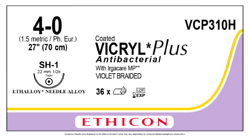 COATED VICRYL Plus Antibacterial (polyglactin 910) Suture