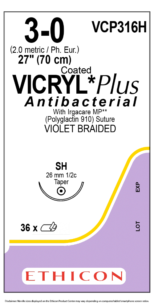 COATED VICRYL Plus Antibacterial (polyglactin 910) Suture