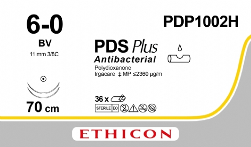 PDS Plus Antibacterial (polydioxanone) Suture