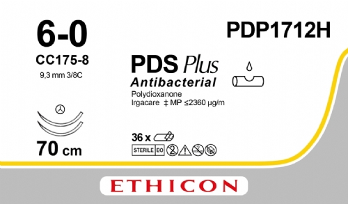 PDS Plus Antibacterial (polydioxanone) Suture