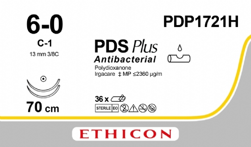 PDS Plus Antibacterial (polydioxanone) Suture