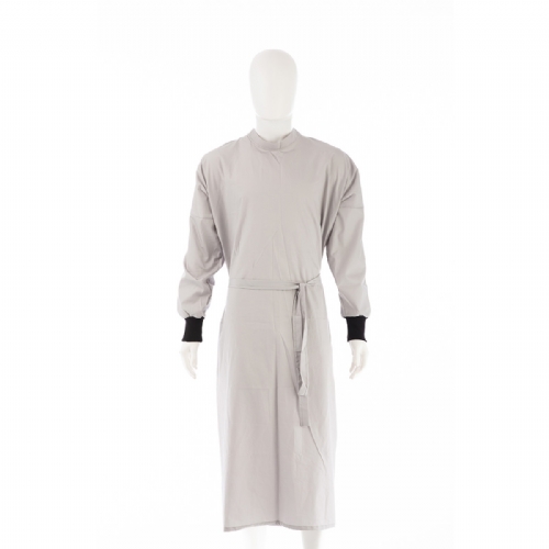 Light Grey Surgical Gown 100% Cotton