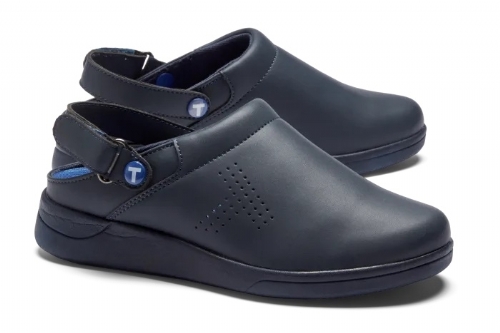 Toffeln UltraLite Washable Clog - Navy (perforated)<br/>Size: 12<br/>Colour: Navy - (perforated)<br/>Size: 12<br/>Colour: Navy - (perforated)